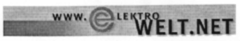 www. ELEKTRO WELT. NET Logo (EUIPO, 20.06.2001)