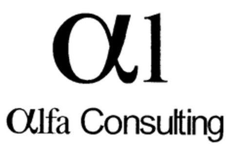 a1 alfa Consulting Logo (EUIPO, 04/18/2002)