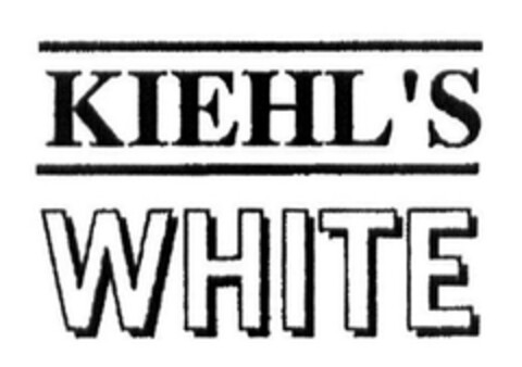 KIEHL'S WHITE Logo (EUIPO, 06.07.2004)