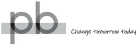 pb Change tomorrow today Logo (EUIPO, 29.03.2007)