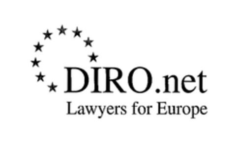 DIRO.net Lawyers for Europe Logo (EUIPO, 02/15/2008)