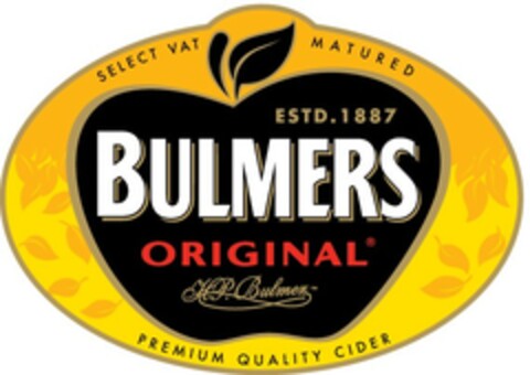 BULMERS ORIGINAL ESTD. 1887 Logo (EUIPO, 09.04.2008)