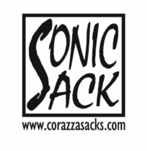 SONIC SACK www.corazzasacks.com Logo (EUIPO, 10.10.2008)