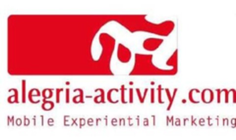 AA ALEGRIA-ACTIVITY.COM  MOBILE EXPERIENTIAL MARKETING Logo (EUIPO, 08.09.2009)