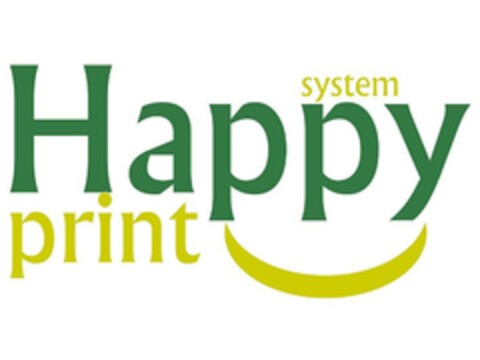Happy print system Logo (EUIPO, 20.10.2009)