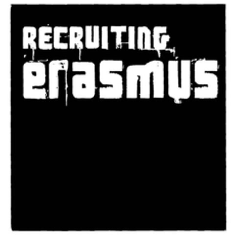 RECRUITING ERASMUS Logo (EUIPO, 09.12.2009)