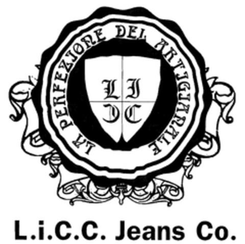 LA PERFEZIONE DEL ARTIGIANALE
LICC
L.i.C.C. Jeans Co. Logo (EUIPO, 02/23/2010)