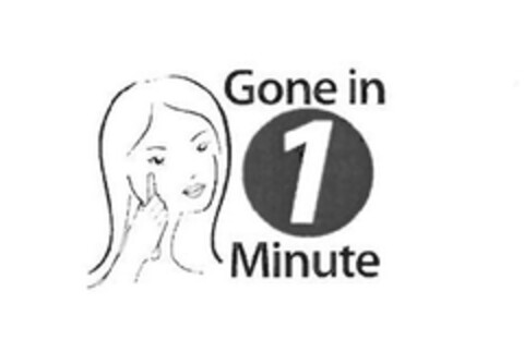 GONE IN 1 MINUTE Logo (EUIPO, 06.04.2011)