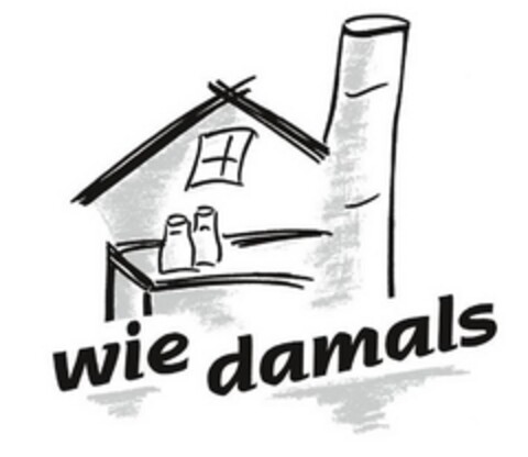 wie damals Logo (EUIPO, 09/22/2011)