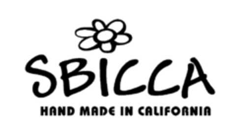 SBICCA HAND MADE IN CALIFORNIA Logo (EUIPO, 09/09/2015)