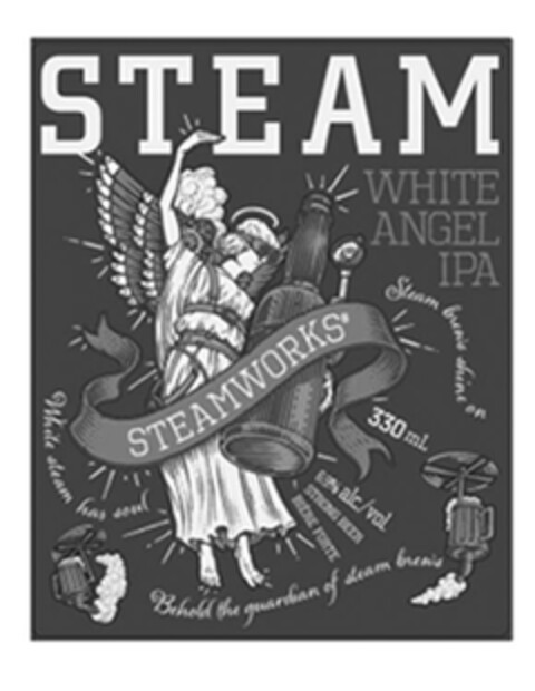 STEAM WHITE ANGEL IPA STEAMWORKS Logo (EUIPO, 02.05.2018)