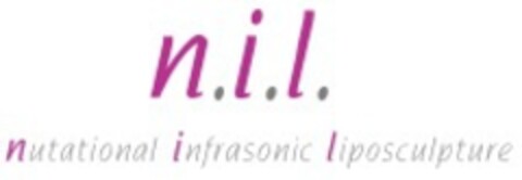 n.i.l. nutational infrasonic liposculpture Logo (EUIPO, 06/05/2018)