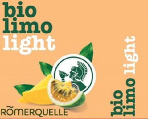 BIO LIMO LIGHT ROMERQUELLE BIO LIMO LIGHT Logo (EUIPO, 06/10/2019)