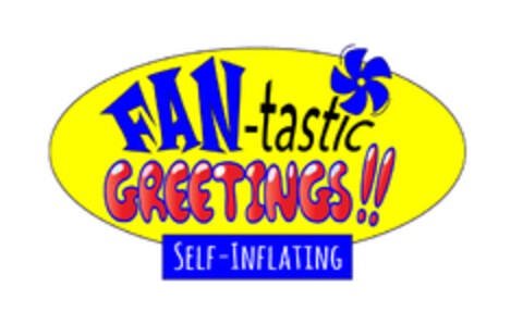 FAN-tastic GREETINGS!! SELF-INFLATING Logo (EUIPO, 16.08.2019)
