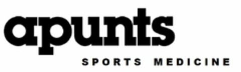 apunts SPORTS MEDICINE Logo (EUIPO, 19.11.2019)