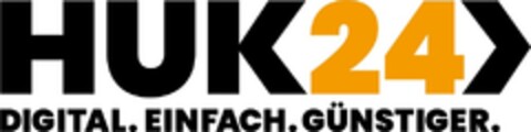 HUK24 DIGITAL EINFACH GÜNSTIGER Logo (EUIPO, 17.02.2021)