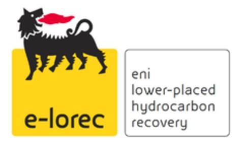 e-lorec - eni lower-placed hydrocarbon recovery Logo (EUIPO, 04/12/2021)