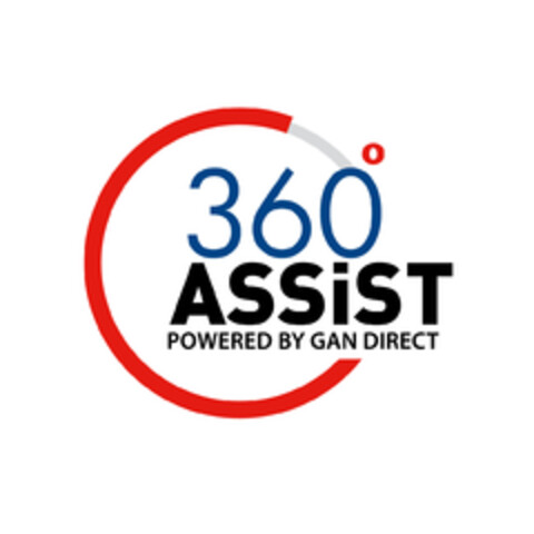 360 ASSiST POWERED BY GAN DIRECT Logo (EUIPO, 07.07.2021)