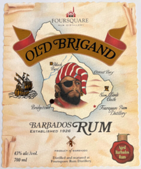 OLD BRIGAND RUM Logo (EUIPO, 10/04/2021)