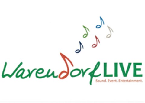 WarendorfLIVE Sound.Event.Entertainment. Logo (EUIPO, 04.02.2022)