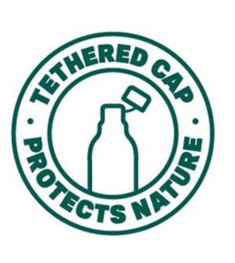 TETHERED CAP PROTECTS NATURE Logo (EUIPO, 15.09.2023)