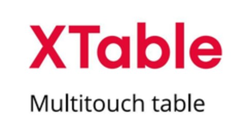 XTable Multitouch table Logo (EUIPO, 20.10.2023)