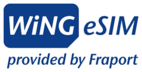 WiNG eSIM provided by Fraport Logo (EUIPO, 18.01.2024)