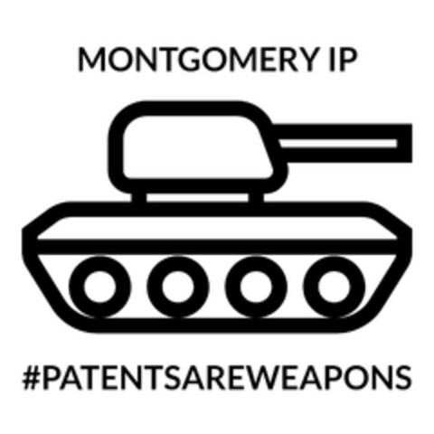 MONTGOMERY IP #PATENTSAREWEAPONS Logo (EUIPO, 30.06.2024)