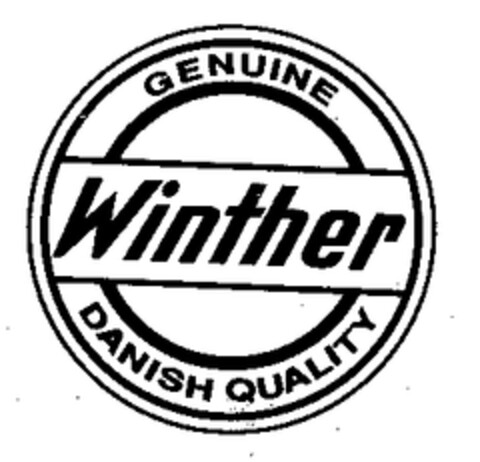 Winther GENUINE DANISH QUALITY Logo (EUIPO, 12/02/1997)