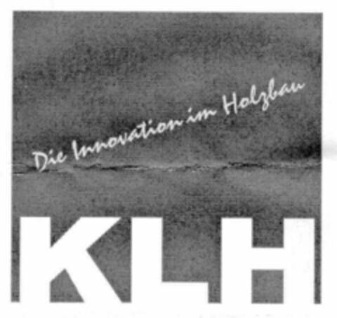Die Innovation im Holzbau KLH Logo (EUIPO, 19.11.1998)