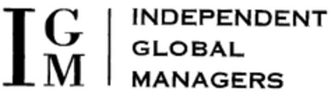 IGM INDEPENDENT GLOBAL MANAGERS Logo (EUIPO, 12.07.1999)