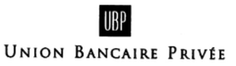 UBP UNION BANCAIRE PRIVÉE Logo (EUIPO, 06.09.1999)