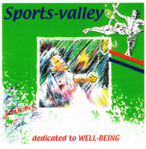 Sports-valley dedicated to WELL-BEING Logo (EUIPO, 28.11.2000)