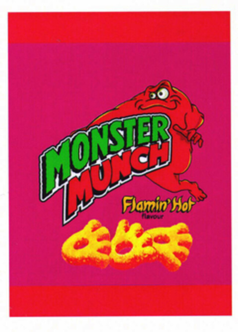 MONSTER MUNCH Flamin'Hot Logo (EUIPO, 18.01.2001)