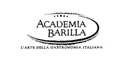 ACADEMIA BARILLA L'ARTE DELLA GASTRONOMIA ITALIANA Logo (EUIPO, 15.04.2003)