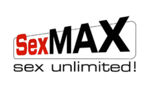 SexMAX sex unlimited! Logo (EUIPO, 15.07.2005)