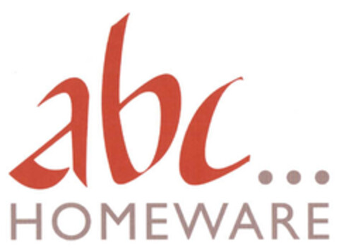 abc...HOMEWARE Logo (EUIPO, 07/13/2006)