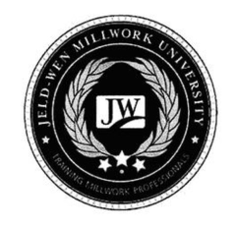 JELD-WEN MILLWORK UNIVERSITY TRAINING MILLWORK PROFESSIONALS Logo (EUIPO, 15.04.2008)