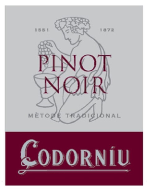 1551 1872 PINOT NOIR MÈTODE TRADICIONAL CODORNÍU Logo (EUIPO, 21.05.2009)