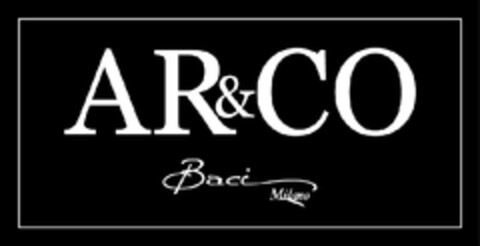 AR & CO Baci Milano Logo (EUIPO, 23.06.2009)