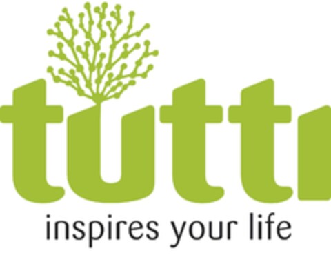 TUTTI INSPIRES YOUR LIFE Logo (EUIPO, 22.07.2010)