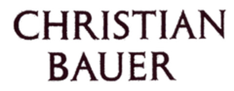 CHRISTIAN BAUER Logo (EUIPO, 03/07/2011)