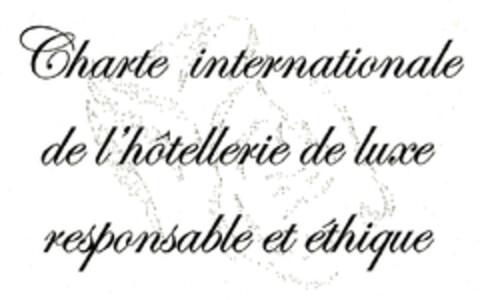 Charte internationale de l'hôtellerie de luxe responsable et éthique Logo (EUIPO, 05/24/2011)