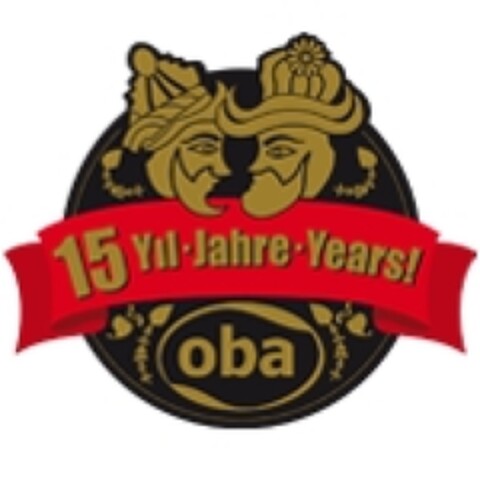 15 Yil - Jahre - Years! oba Logo (EUIPO, 03/20/2013)