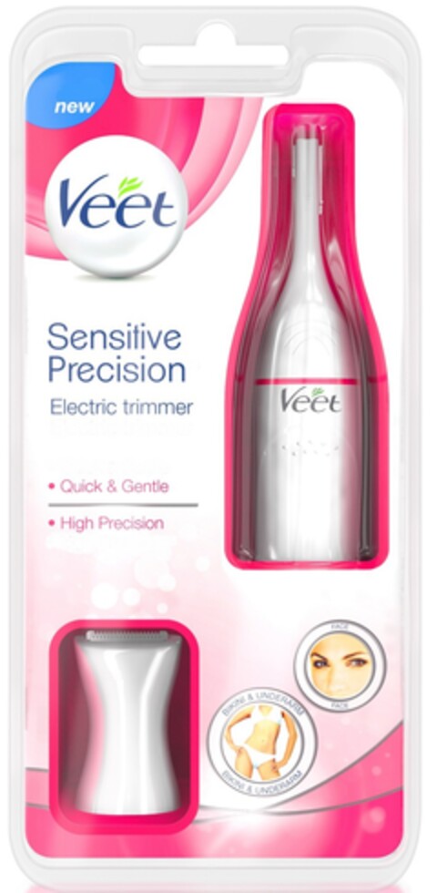 VEET SENSITIVE PRECISION ELECTRIC TRIMMER Logo (EUIPO, 05/20/2016)