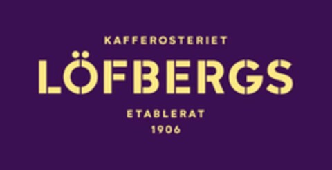 KAFFEROSTERIET LÖFBERGS ETABLERAT 1906 Logo (EUIPO, 11.10.2016)