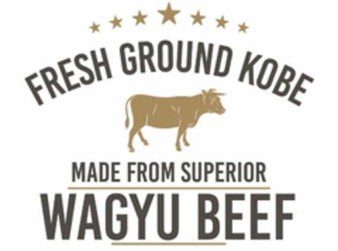 FRESH GROUND KOBE MADE FROM SUPERIOR WAGYU BEEF Logo (EUIPO, 15.02.2017)