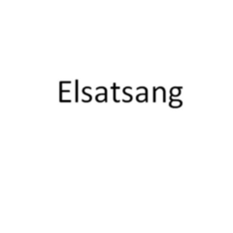 Elsatsang Logo (EUIPO, 03/21/2017)