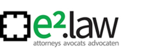 e².law attorneys avocats advocaten Logo (EUIPO, 23.11.2018)