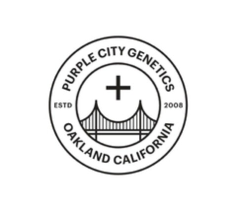 PURPLE CITY GENETICS OAKLAND CALIFORNIA ESTD 2008 Logo (EUIPO, 27.05.2019)